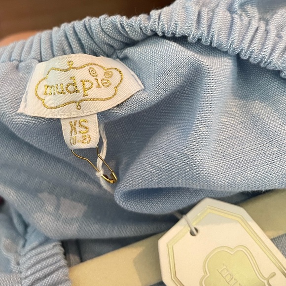 NWT mudpie off the shoulder shorts romper - Picture 3 of 4